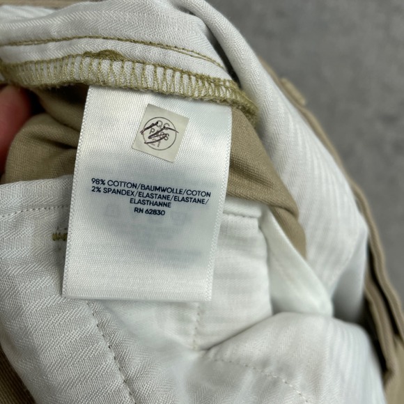 NEW Lands' End Men's Size 40 Traditional Fit Chino Shorts Khaki 11 Inch Inseam - Picture 7 of 10